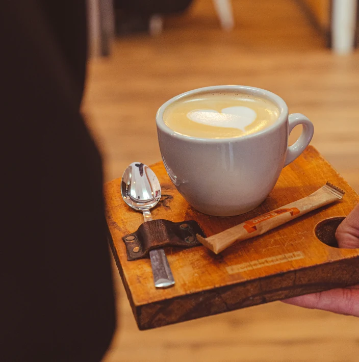 Heart latte